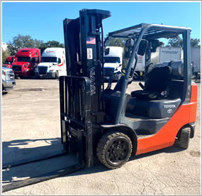 Orlando Florida used forklift for sale best price and training.