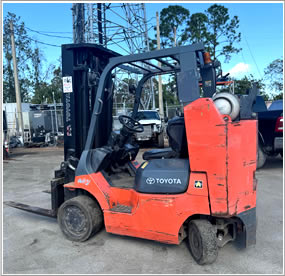 Orlando Florida used forklift for sale best price and training.