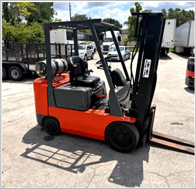 Orlando Florida used forklift for sale best price and training.
