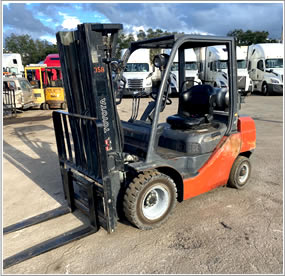 Orlando Florida used forklift for sale best price and training.