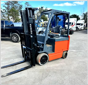 Orlando Florida used forklift for sale best price and training.